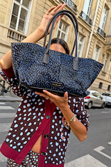 Blue Deer Pony Bag
