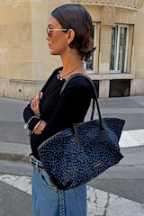 Blue Deer Pony Bag