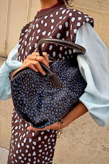 Blue Deer Pony Bag