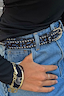 Thumbnail for Blue Deer Studded Belt