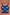 Thumbnail for Blue Eye Knitted Cami Top with heart and eye motifs and a square neckline, hanging on a wooden hanger.