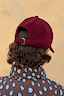 Burgundy Cord Cap