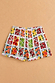 Girls Fruit Stamps Shorts Set