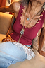 Thumbnail for Deloris Brass Bird Necklace