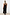 Thumbnail for Black Star Sasha Dress viewed from the back, featuring sheer star lace panels and a midi hemline.