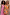 Thumbnail for Retro Floral Mini Sophie Dress in orange, pink and teal, featuring a draped cowl neck and matching neck scarf.