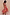 Thumbnail for Pink Fruit Stamps Skirt with a Mediterranean fruit print, shirred waistband and side split for a vacation look.