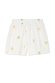 White Gold Snake Elissa Shorts featuring an iconic gold foil snake print and elasticated waistband.