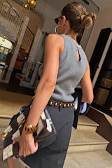 Grey Knit Vest