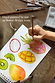 Thumbnail for Hand-painted tropical fruits like dragon fruit and mango, designed in-house for the Rio print.