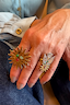 Deloris Brass Bird Ring