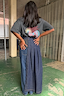 Dark Indigo Denim Belt Skirt