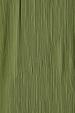 Close-up detail of the textured khaki green plisse fabric on the Celia Dress.