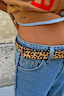 Leopard Pony Studded Belt