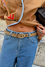 Thumbnail for Leopard Pony Studded Belt