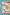 Thumbnail for Celestial multi-wear bandana with a blue border and in-house hand-painted sun and mystical hand motifs.