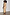 Thumbnail for Gold Plisse Dress with retro angel sleeves and a shimmering finish on a smiling model.