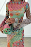 Thumbnail for Pastel Morocco Mesh Aria Dress