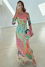 Thumbnail for Pastel Morocco Mesh Aria Dress