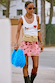 Pink Astra Mini Skirt