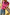 Thumbnail for Pink Mix Tile Long Sleeve Mesh Top