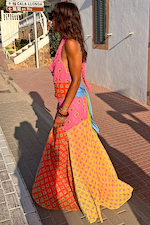Pink Mix Tile Skirt