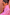 Thumbnail for Pink Organza Funnel Jacket in semi-sheer fabric with a statement funnel collar, styled in a profile close-up.