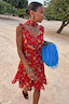 Red Astra Mini Sophie Dress