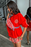 Thumbnail for Red Paisley Bum Bag