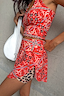 Red Paisley Skort