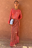 Thumbnail for Spliced Deer Wrap Maxi Dress