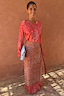 Thumbnail for Spliced Deer Wrap Maxi Dress