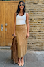 Thumbnail for Tan Stud Knit Skirt