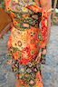 Tapestry Tie Shoulder Top