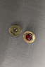 Thumbnail for Deloris Red Circle Earrings