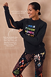 Charcoal Life is Tough Honey Sweatshirt with a colourful slogan and functional zips on arms for medical treatment access.