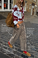 Thumbnail for Leopard Barrel Jeans Petite with a voluminous curved leg and cropped ankle, designed in London where leopard is a neutral.