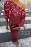 Thumbnail for Burgundy Deer Tilly Dress