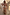 Thumbnail for Brown Star Fawn Aria Mesh Dress with colourful motifs, flared sleeves and a scarf used for styling only.