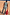 Thumbnail for Blue Sun Foldover Trousers in a bright sun and swirl print co-ord, shown from behind on a model with a red mesh bag.