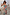 Thumbnail for Blue Mari Plisse Trousers in a pastel paisley print, worn as a co-ord with a matching bandeau top.