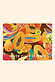 Never Fully Dressed e-Voucher featuring a hand-painted tropical fruit print with papaya and kiwi.