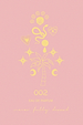 NFD Eau De Parfum 002 graphic featuring yellow palm tree, moon, and star icons on a blush pink background.