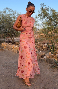 Pink Astra Lacie Maxi Skirt