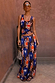 Chocolate and Blue Sun Trousers