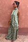 Green Diamond Print Balloon Trouser