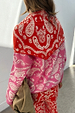 Pink Bandana Copenhagen Jumper with a multi-wear detachable necktie and matching knit joggers.