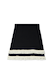 Black and Cream Fringe Jake Skirt in a premium knit with tiered cream fringing for a Western-inspired look.