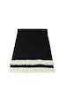 Black and Cream Fringe Jake Skirt in a premium knit with tiered cream fringing for a Western-inspired look.