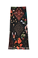Thumbnail for Night Garden Mesh Dorris Skirt with a patchwork leopard and poppy print on a sheer black base.
